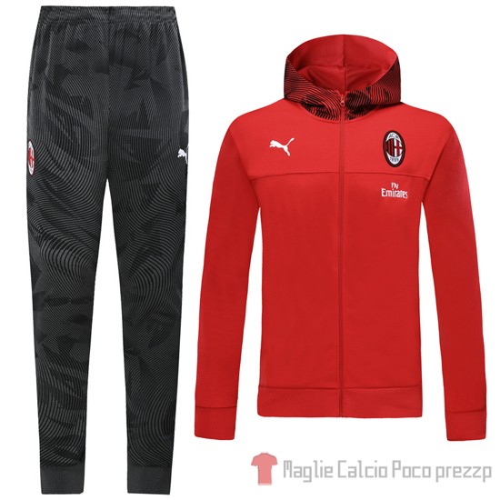 Tuta da Track Milan 2019/2020 Rosso - Clicca l'immagine per chiudere